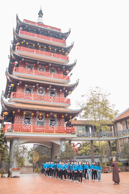 Chùa Hòa Phúc: Sinh viên trường đại học Giao Thông Vận Tải – Hà Nội về chùa sinh hoạt